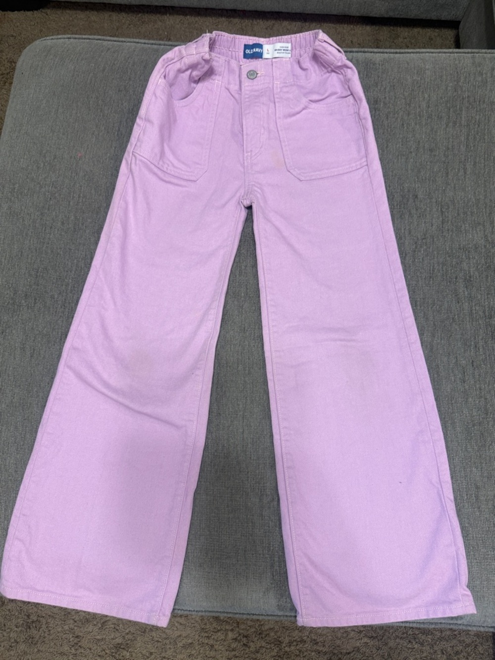 Old Navy Pastel Lavender Wide-Leg Pants